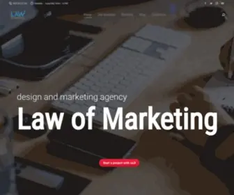 Lawofmarketing.com(Uncover the Laws of Marketing) Screenshot