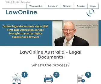 Lawonline.co(Wills and Trusts) Screenshot