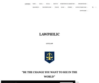 Lawphilic.com(LAWPHILIC) Screenshot