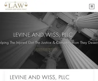 Lawpllc.com(Levine And Wiss) Screenshot