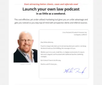 Lawpodcasting.com(Power Podcasting for Lawyers) Screenshot