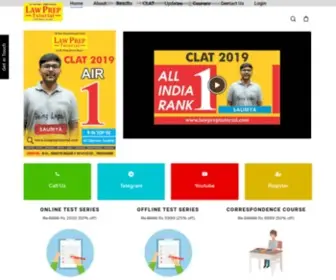 Lawpreptutorial.com(India’s Best CLAT Coaching Institute) Screenshot