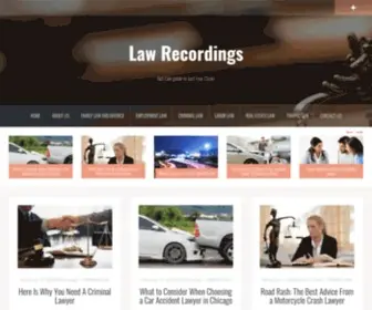 Lawrecordings.com(Get Law guide in Just Few Clicks) Screenshot