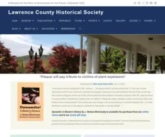 Lawrencechs.com(Lawrence County Historical Society) Screenshot