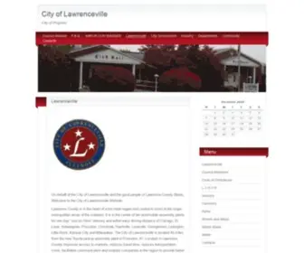 Lawrencecity.com(City of Lawrenceville) Screenshot