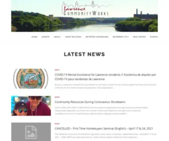 Lawrencecommunityworks.org(Strong People) Screenshot