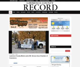 Lawrencecountyrecord.com(Lawrence County Record) Screenshot