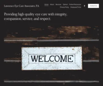 Lawrenceeyecare.org(Lawrence Eye Care Associates) Screenshot