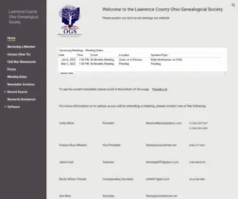 Lawrencegenealogy.org(Lawrencegenealogy) Screenshot