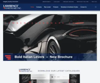 Lawrencehardware.com(Explore our extensive door hardware collections of ansi/bhma certified products) Screenshot