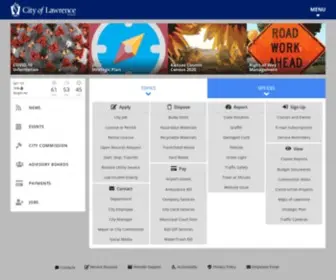 Lawrenceks.org(City of Lawrence) Screenshot