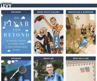 Lawrencelevy.com(Author of To Pixar and Beyond and cofounder of Juniper Path) Screenshot