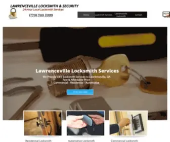 Lawrencevillelocksmithandsecurity.com(Lawrenceville Locksmith Services) Screenshot