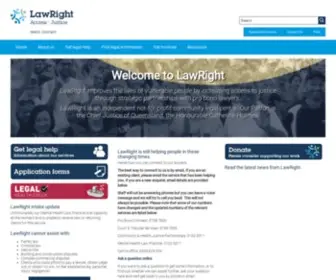 Lawright.org.au(Access) Screenshot