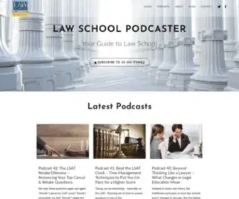 Lawschoolpodcaster.com(Law School Podcaster) Screenshot