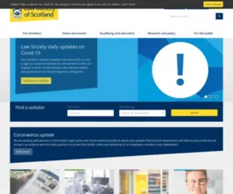 Lawscot.org.uk(Law Society of Scotland) Screenshot