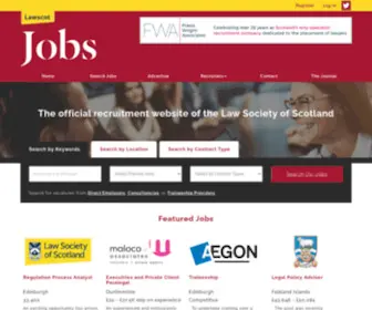 Lawscotjobs.co.uk(LawScot Jobs) Screenshot