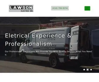 Lawsonelectric.ca(Lawson Electric Inc) Screenshot