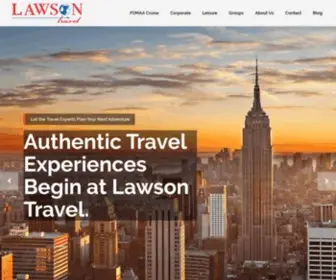 Lawsontravel.com(Your Travel Experts) Screenshot