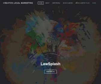 Lawsplash.co.za(CREATIVE LEGAL MARKETING) Screenshot