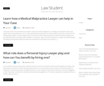 Lawstudentatlast.com(Law Student) Screenshot