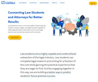 Lawstudentconnect.com(Law Student Connect) Screenshot