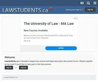 Lawstudents.ca(Canadian Law School Application Assistant) Screenshot