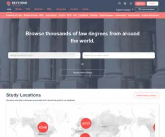 Lawstudies.ca(Best master of laws) Screenshot