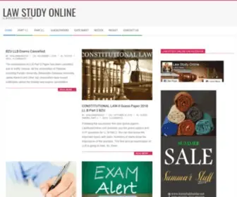Lawstudyonline.com(Law Study Online) Screenshot
