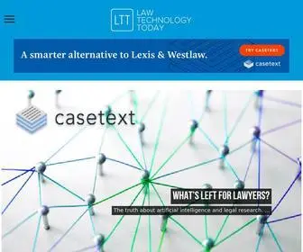 Lawtechnologytoday.org(Law Technology Today) Screenshot