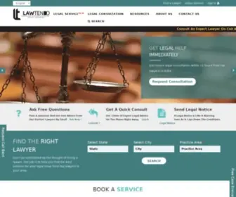 Lawtendo.com(Get advice from the best lawyers in India) Screenshot