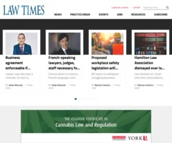 Lawtimesnews.com(Law Times) Screenshot