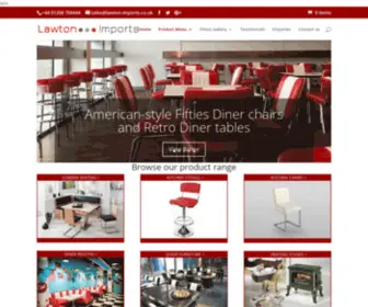 Lawton-Imports.co.uk(Retro Diner Furniture) Screenshot