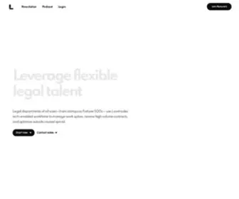 Lawtrades.com(Top legal talent) Screenshot