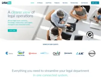 LawVu.com(Matter & Contract Management Software) Screenshot