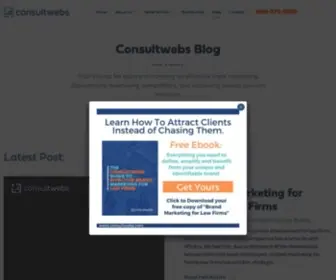 Lawwebmarketing.com(Law Firm Digital Marketing Blog) Screenshot