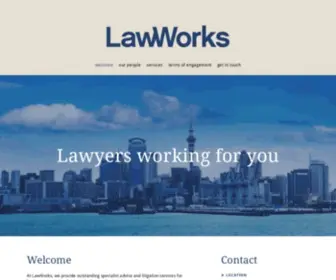 Lawworksnz.com(Law Works) Screenshot