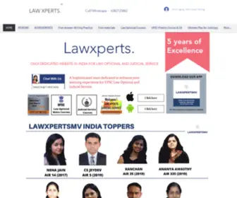 LawXpertsmv.com(Law Optional UPSC) Screenshot