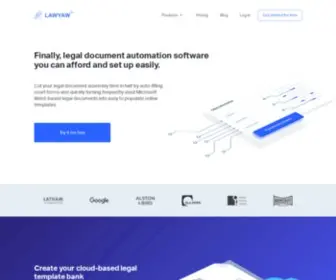 Lawyaw.com(Legal Document Automation Solutions) Screenshot