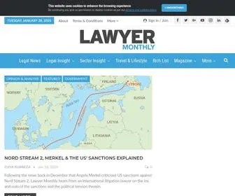 Lawyer-Monthly.com(Lawyer Monthly) Screenshot