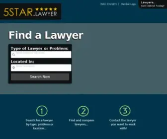 Lawyer123.com(Finding a lawyer) Screenshot