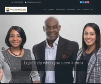 Lawyer4ME.com(Mississauga and Brampton Law Firm) Screenshot