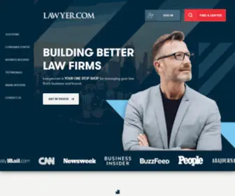 Lawyer.com(Building Better Law Firms) Screenshot