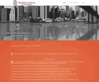 Lawyerkaralla.com(Law Office of Theodosia Karalla) Screenshot