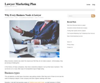 Lawyermarketingplan.com(Marketing For Law Firms) Screenshot