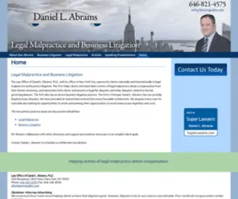 Lawyerquality.com(Legal Malpractice and Business Litigation) Screenshot