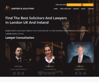 Lawyers-AND-Solicitors.com(Find a Solicitor) Screenshot