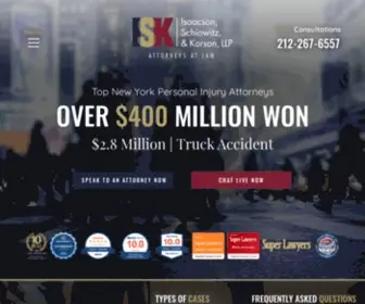 Lawyers-For-Injuries.com(NYC Personal Injury Lawyer) Screenshot