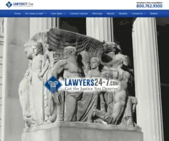 Lawyers24-7.com(Bronx Personal Injury Lawyer) Screenshot