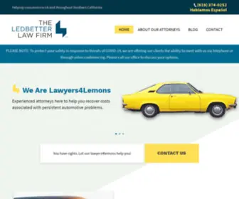 Lawyers4Lemons.com(Lemon Law Attorney) Screenshot